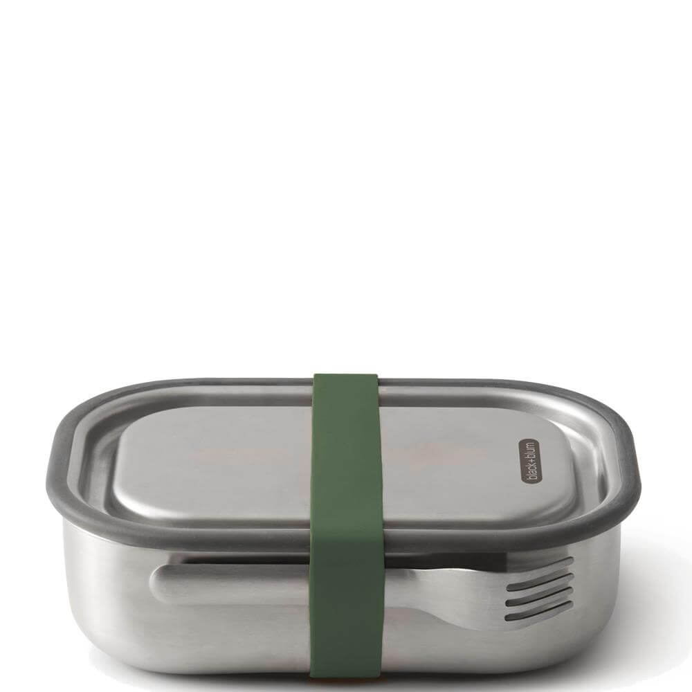Black & Blum Olive Stainless Steel Lunch Box